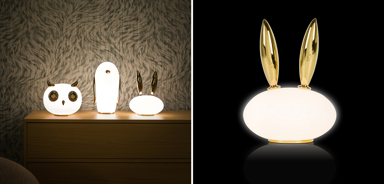 Настольная лампа Moooi Pet Light PURR кролик Настольная лампа Moooi Pet Light PURR кролик - Loft-Concept в Саратове