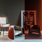 Гипсовая 3D Панель M-18 варинант исполнения - 1 | Loft Concept в Саратове