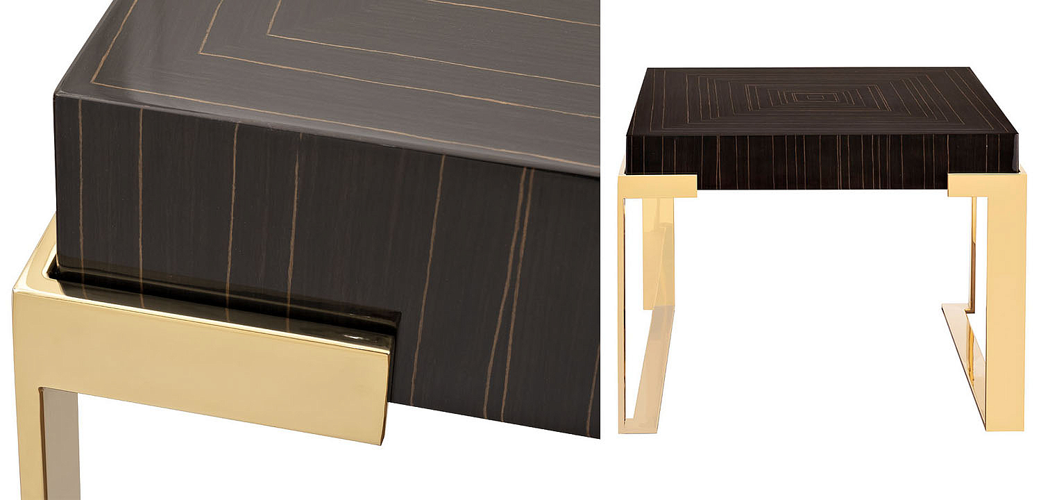 Приставной стол Mercer Golden Geometry Приставной стол Mercer Golden Geometry - Loft-Concept в Саратове