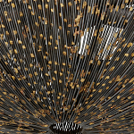 Люстра в форме колокола с декором из тонких железных нитей Jagged Pattern варинант исполнения - 2 | Loft Concept в Саратове