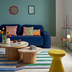 Настенное зеркало с волнистой рамой Mune Mirror Red варинант исполнения - 5 | Loft Concept в Саратове