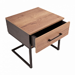 Тумба прикроватная с ящиком в стиле лофт Urban Style Space варинант исполнения - 2 | Loft Concept в Саратове