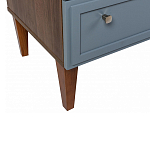 Комод серый из массива бука с 3-мя ящиками Wenge Light варинант исполнения - 4 | Loft Concept в Саратове