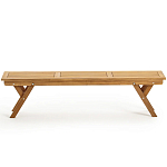 Деревянная скамья складная Jerome Wood Bench варинант исполнения - 2 | Loft Concept в Саратове