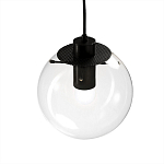 Подвесной светильник Selene Glass Ball Ceiling Lights Black  40 cm варинант исполнения - 3 | Loft Concept в Саратове