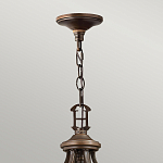 Люстра бронзового цвета с бежевыми абажурами из органзы в классическом стиле Hinkley варинант исполнения - 4 | Loft Concept в Саратове