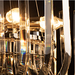 Бра цвета никель с изогнутыми хрустальными элементами Radiant Ribbons варинант исполнения - 7 | Loft Concept в Саратове