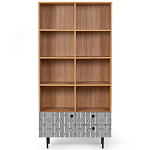 Широкий стеллаж с принтом Elise Rack варинант исполнения - 4 | Loft Concept в Саратове