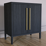 Современный Буфет Primo с 2 дверцами Черный дуб варинант исполнения - 2 | Loft Concept в Саратове