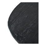 Столик кофейный черного цвета с овальной столешницей и круглым основанием Black Dalmen Table варинант исполнения - 7 | Loft Concept в Саратове