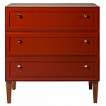 Комод красный из массива бука с 3-мя ящиками Wenge Light варинант исполнения - 2 | Loft Concept в Саратове