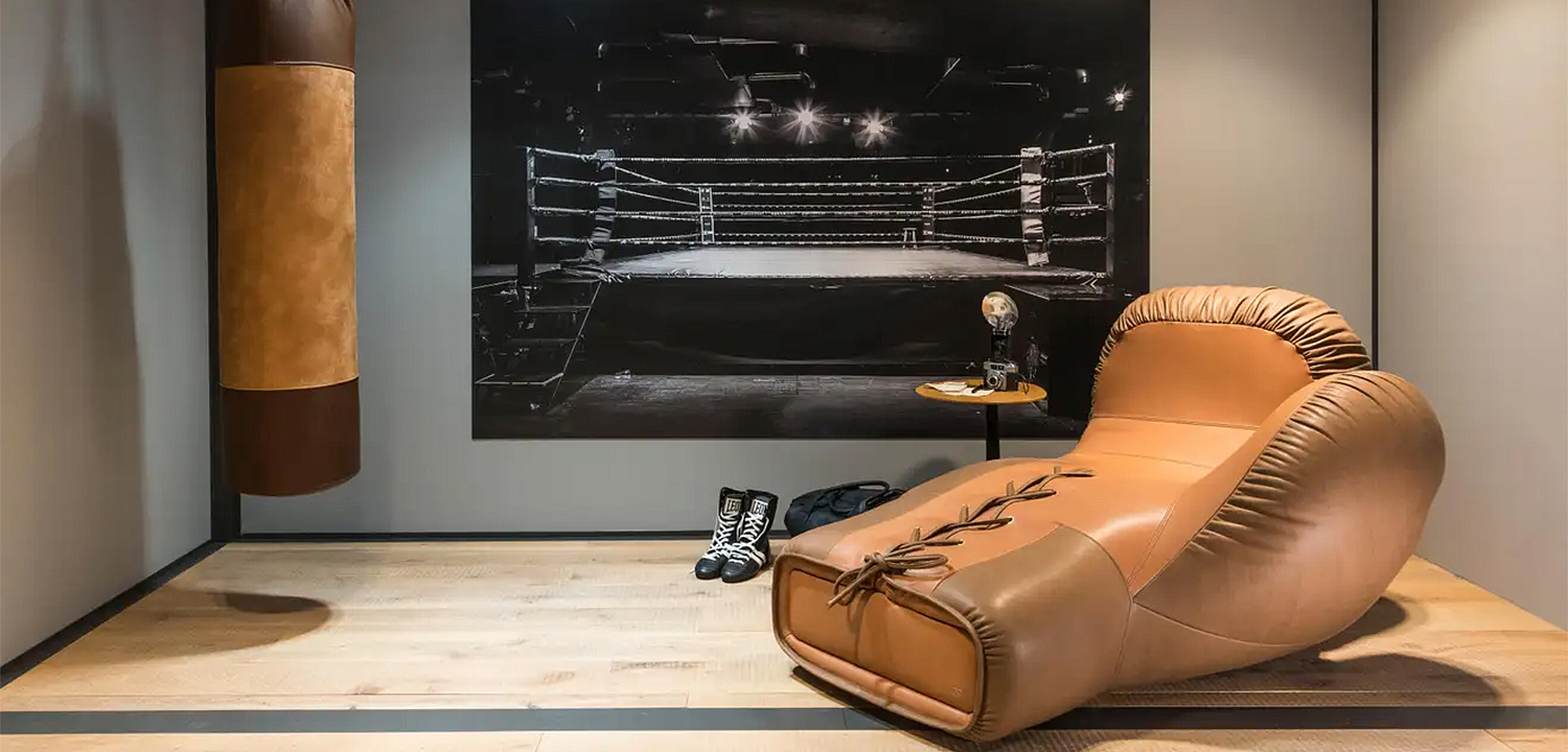 Кушетка Дизайнерская в форме Боксерской Перчатки Vintage De Sede boxing glove sectional sofa I Кушетка Дизайнерская в форме Боксерской Перчатки Vintage De Sede boxing glove sectional sofa I - Loft-Concept в Саратове