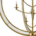 Люстра круглая с состаренными зеркальными элементами на корпусе Sample of Purity варинант исполнения - 1 | Loft Concept в Саратове