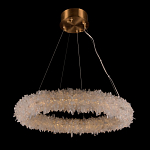 Люстра круглая с натуральным горным хрусталем Crystal Shimmer варинант исполнения - 1 | Loft Concept в Саратове