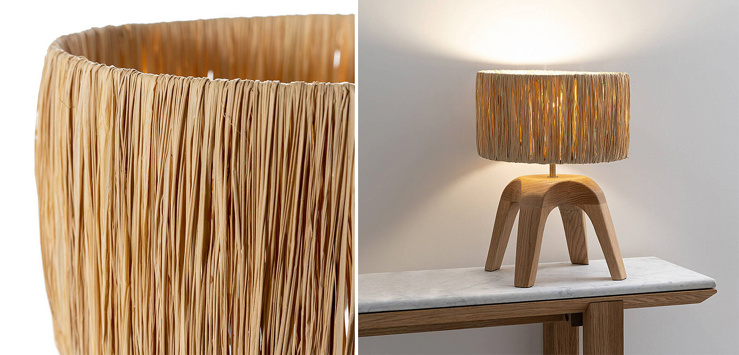 Настольная лампа Sander Wicker 4 legs Настольная лампа Sander Wicker 4 legs - Loft-Concept в Саратове