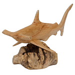 Статуэтка из дерева рыба-молот Animals of the World варинант исполнения - 4 | Loft Concept в Саратове