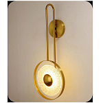 Бра бронзовое с прозрачным стеклянным плафоном Suspension варинант исполнения - 1 | Loft Concept в Саратове