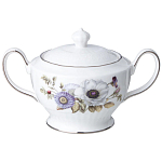 Чайный сервиз из фарфора с рисунком цветов на 6 персон 14 предметов Garden Whisper Porcelain Set  варинант исполнения - 4 | Loft Concept в Саратове