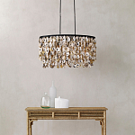 Люстра овальная с подвесками из устричных раковин Sea Ravens варинант исполнения - 4 | Loft Concept в Саратове