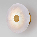 Бра светодиодный с мраморным рассеивателем латунь варинант исполнения - 2 | Loft Concept в Саратове