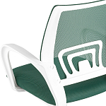 Офисное кресло с основанием из белого пластика Desk chairs Green варинант исполнения - 7 | Loft Concept в Саратове