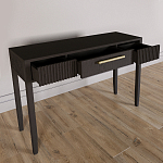 Элегантная Консоль Primo с выдвижным ящиком Темный орех варинант исполнения - 5 | Loft Concept в Саратове