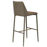 Стул барный с терракотовой обивкой из экокожи Spectacular High Chair варинант исполнения - 2 | Loft Concept в Саратове