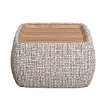 Столик прикроватный мягкий Soft Table from Chenille варинант исполнения - 1 | Loft Concept в Саратове