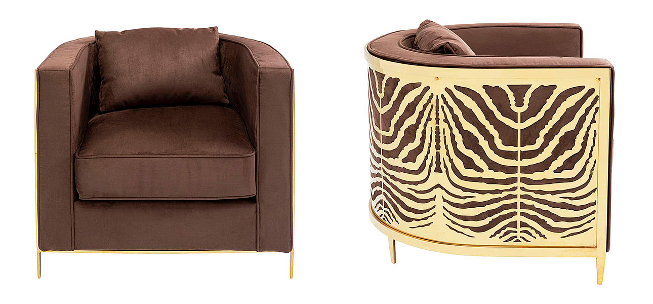Дизайнерское кресло Velvet Ice Breaker Armchair Дизайнерское кресло Velvet Ice Breaker Armchair - Loft-Concept в Саратове