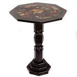 Кофейный стол из натуральных камней Змеевик и Яшма Natural Stone Tables варинант исполнения - 7 | Loft Concept в Саратове