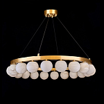 Люстра круглая с сферическими плафонами из натурального камня Phased Spheres варинант исполнения - 1 | Loft Concept в Саратове