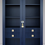 Дизайнерский шкаф витрина Elsa Dreams Blue с 4-мя ящиками варинант исполнения - 2 | Loft Concept в Саратове