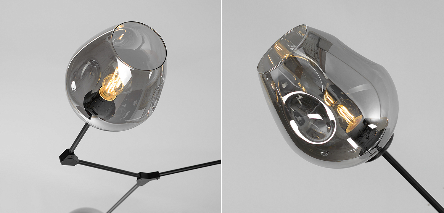 Люстра Branching Bubble Chandelier 7 Black Люстра Branching Bubble Chandelier 7 Black - Loft-Concept в Саратове