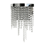 Бра Хром с каскадом сияющих кристаллов Shining Waterfall варинант исполнения - 1 | Loft Concept в Саратове
