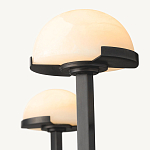 Люстрас 3-мя мраморными плафонами в форме купола Light Warm Light варинант исполнения - 1 | Loft Concept в Саратове