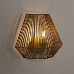 Бра с плетенным из пеньки абажуром Jutti H25 см варинант исполнения - 2 | Loft Concept в Саратове