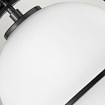 Потолочный светильник с плафоном в форме белого матового шара Hinkley варинант исполнения - 6 | Loft Concept в Саратове