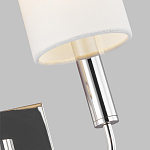 Бра с прямоугольным основанием и 2-мя белыми цилиндрическими льняными абажурами Feiss варинант исполнения - 2 | Loft Concept в Саратове