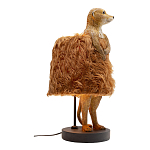 Настольная лампа Цурикат плафон из меха варинант исполнения - 2 | Loft Concept в Саратове