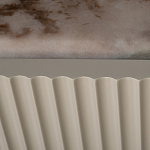 Тумба под телевизор серая с мраморной столешницей Uniqueness Marble варинант исполнения - 4 | Loft Concept в Саратове