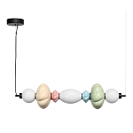 Подвесной светильник линейный с керамическими элементами 24W LED Fragrant Light варинант исполнения - 3 | Loft Concept в Саратове