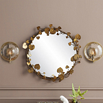 Бра круглое с прозрачным рельефным плафоном Crystal Prism варинант исполнения - 3 | Loft Concept в Саратове