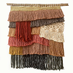 Текстильное Панно с бахромой варинант исполнения - 4 | Loft Concept в Саратове