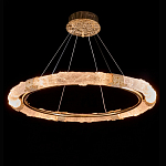 Люстра в форме кольца с золотым декором Warm Heavenly Light варинант исполнения - 2 | Loft Concept в Саратове