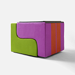 Дизайнерское кресло розовое Poltronova Sofo Rosancio Armchair варинант исполнения - 12 | Loft Concept в Саратове