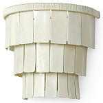 Бра Wooden Cream Tiles Leland Wall Lamp варинант исполнения - 1 | Loft Concept в Саратове