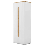 Шкаф платяной с белым глянцевым фасадом Grace of Furniture варинант исполнения - 2 | Loft Concept в Саратове