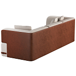 Трехместный диван Richmond с кожаной отделкой варинант исполнения - 3 | Loft Concept в Саратове