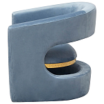 Кресло голубое Walsh Blue Armchair варинант исполнения - 5 | Loft Concept в Саратове