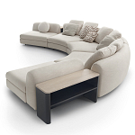 Большой угловой Диван California трансформер с приставными деревянными модулями   варинант исполнения - 2 | Loft Concept в Саратове